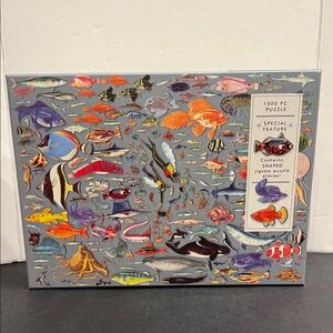 Galison Deepest Dive 1000 Piece Puzzle With Shaped Pieces🔴2/$25🔴